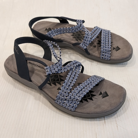 SKECHERS memory foam strappy sandals size 10 - Picture 9 of 9